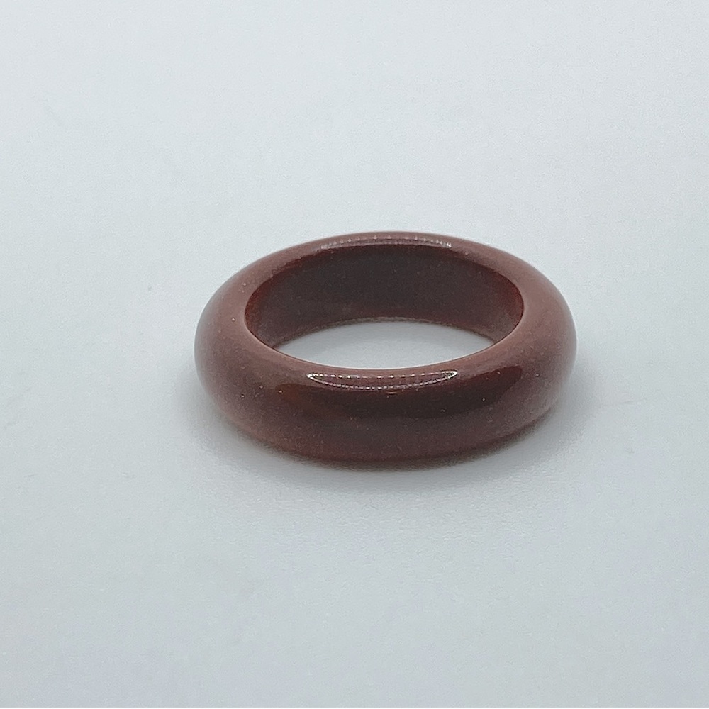 𝅺vtg Golstone Rounded Plain Band Sz 5.5